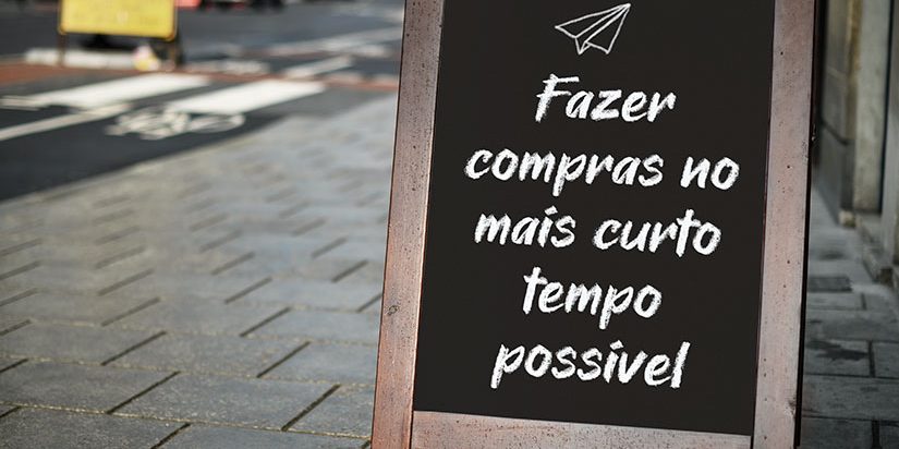 Fazer comprar no mais curto tempo possível