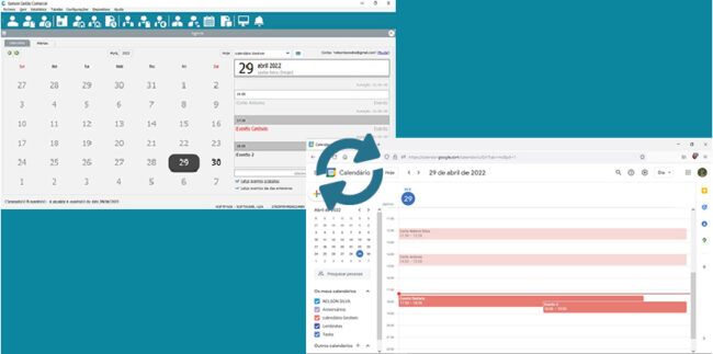 configurar o Gestwin com uma conta Google.