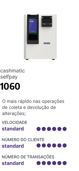 Cashmatic Selftpay 1060